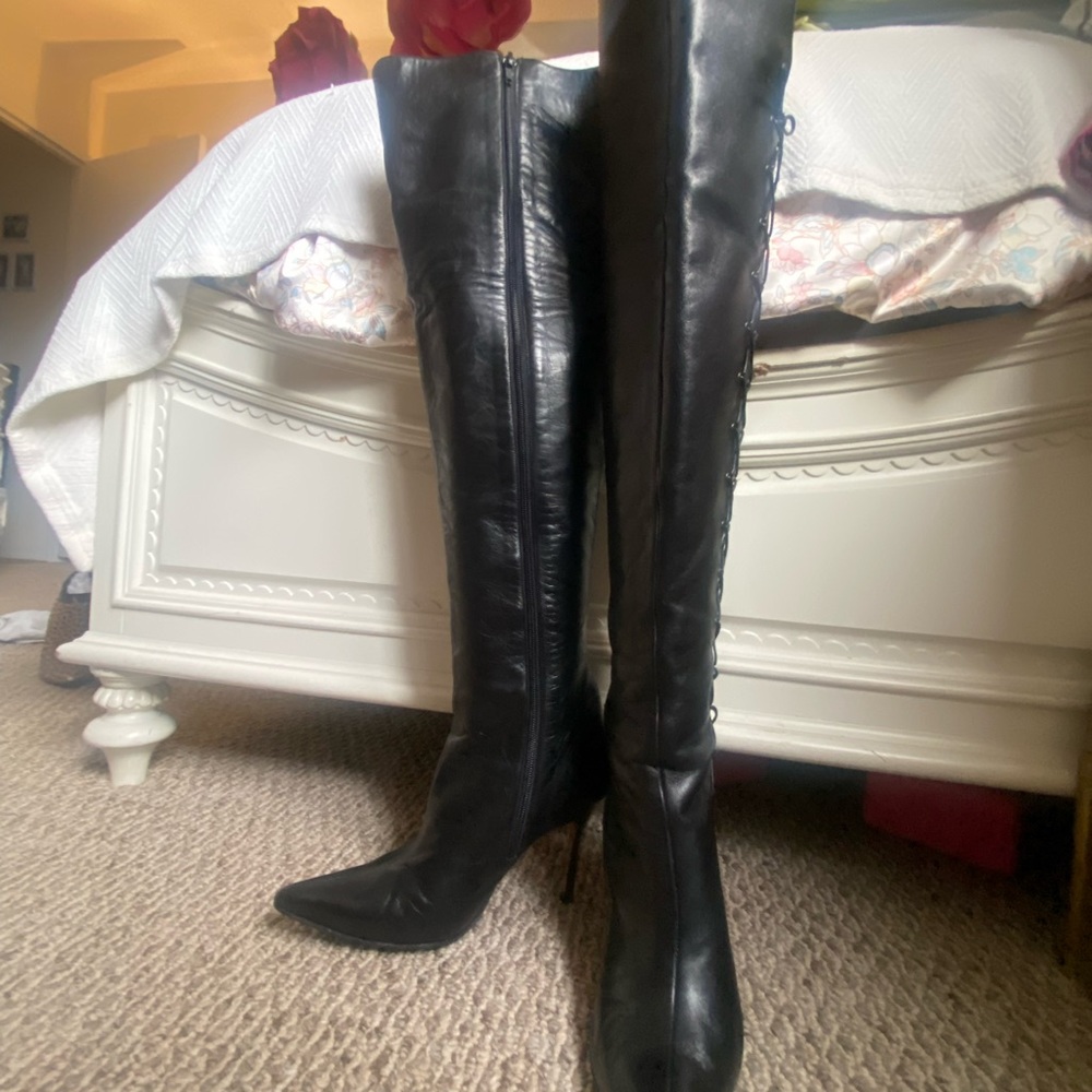 Over the knee boots Manola Blahnik size 39 1/2